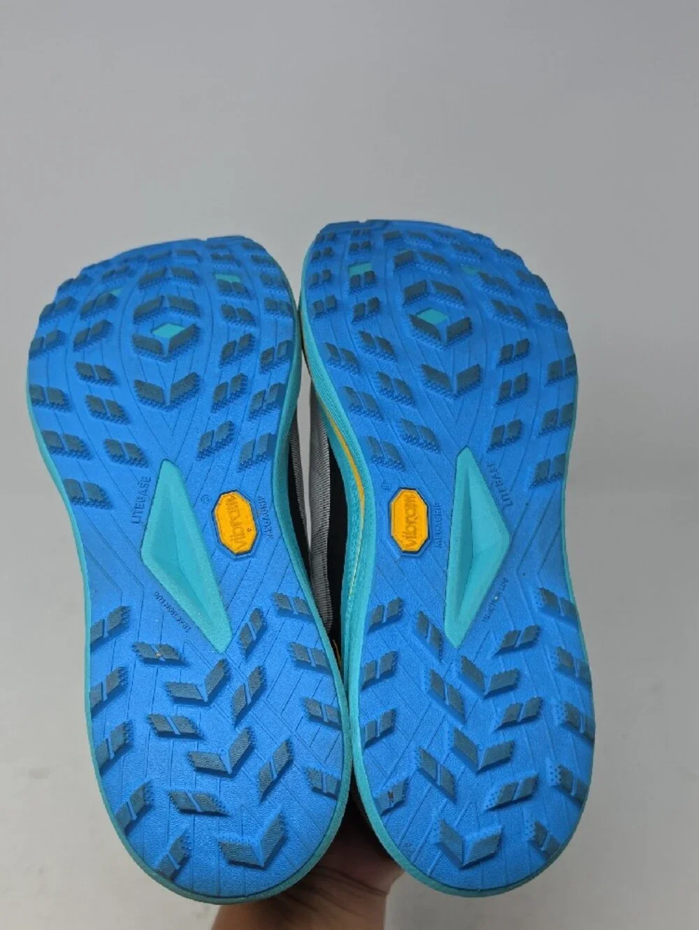 Hoka Zinal 2 Men's Gray, Black & Blue Performance Running Shoes Size 12D